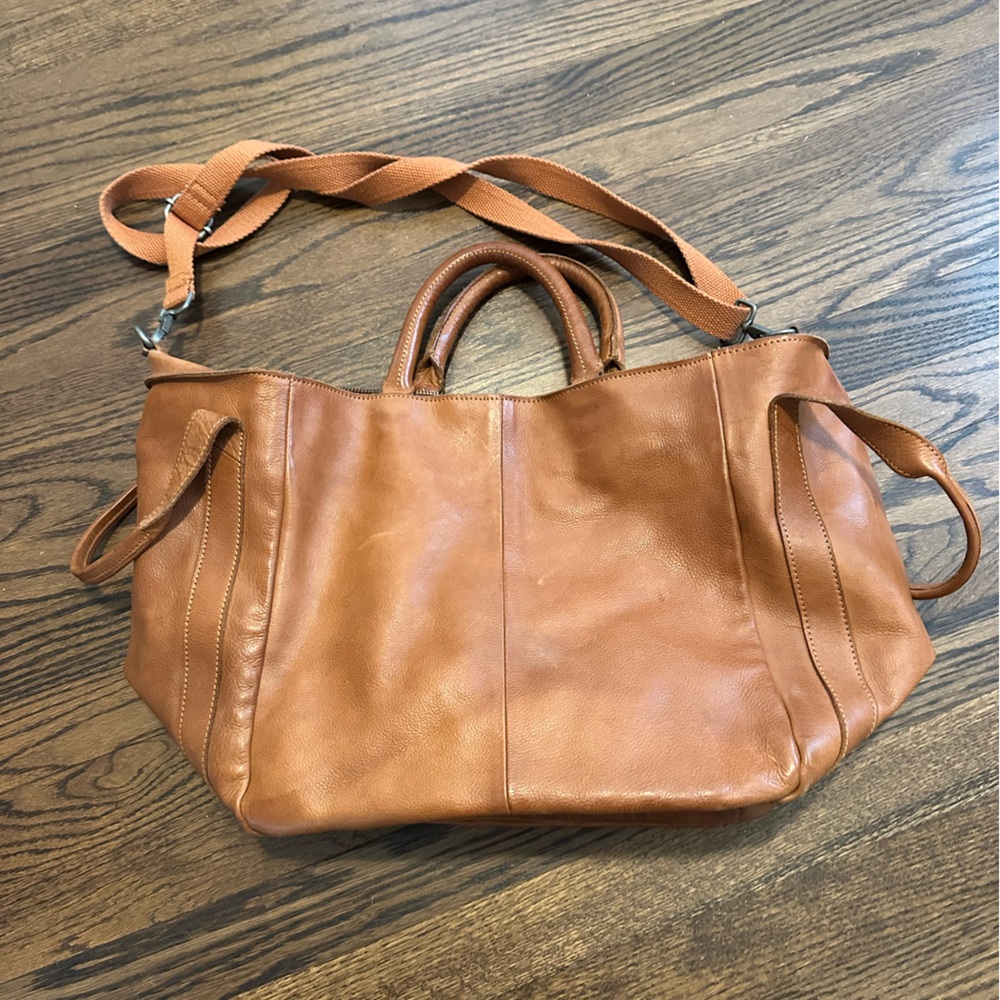 Free People Leslie Leather Tote - Picture 3 of 13